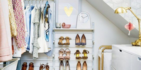 Vždy se najde místo: 70+ nádherně praktických nápadů na předělání šatny ze spíže